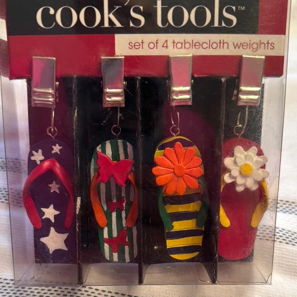 🧺 🩴Tablecloth weights (set of 4)